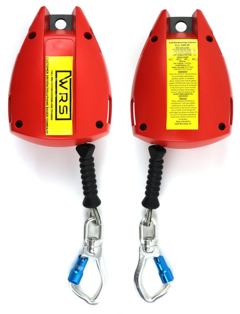 Self Retracting Lanyards WRS Fall Protection Systems